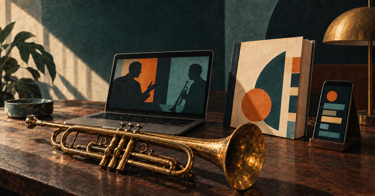 Choosing Online Jazz Trumpet Lessons: Teacher, Course, or Practice App?